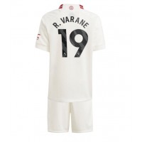 Camisa de time de futebol Manchester United Raphael Varane #19 Replicas 3º Equipamento Infantil 2023-24 Manga Curta (+ Calças curtas)